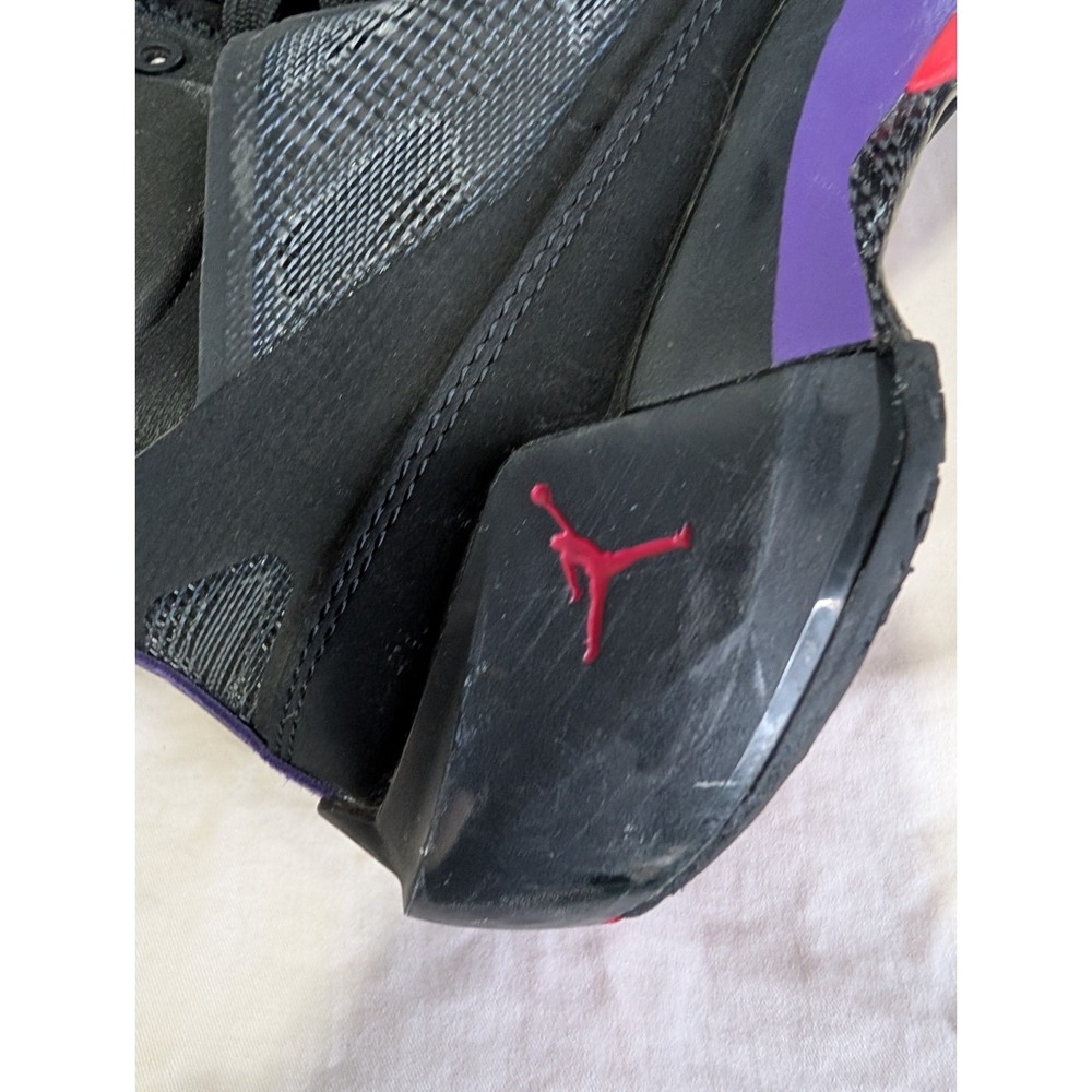 Air Jordan 37 Raptors Black Basketball Sneakers 6Y Red - Picture 7 of 9
